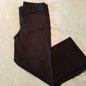 JCrew black capris size 6 city fit